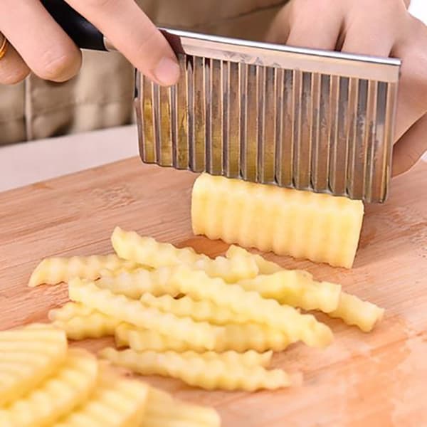 Rostfri Grönsakskniv & Fruktkniv - Vågor - Potato cutter