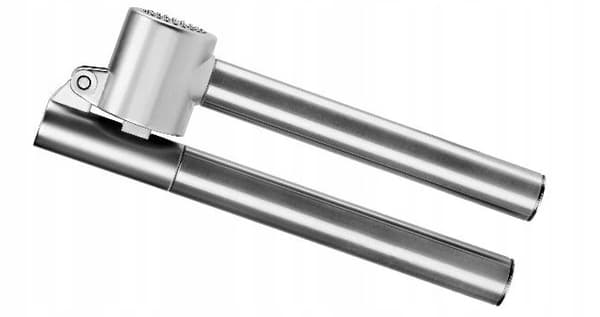 Hvidløgspresser 15,5 cm sølv