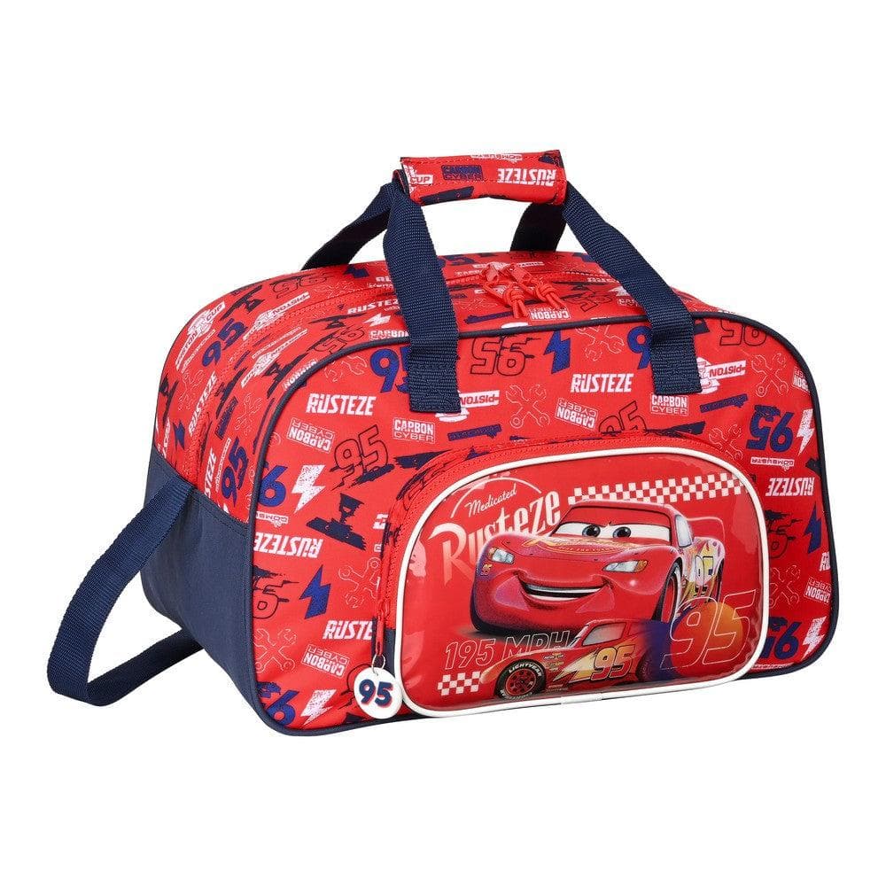 Sports bag Cars Double Vision Red Navy Blue (40 x 24 x 23 cm)