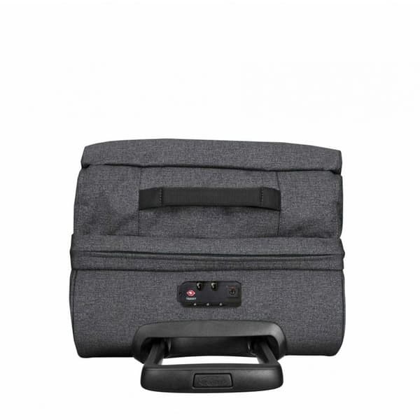 Åkpåse - Eastpak - Tranverz S - Svart Denim - Dubbelt fack - Integrerat TSA-lås