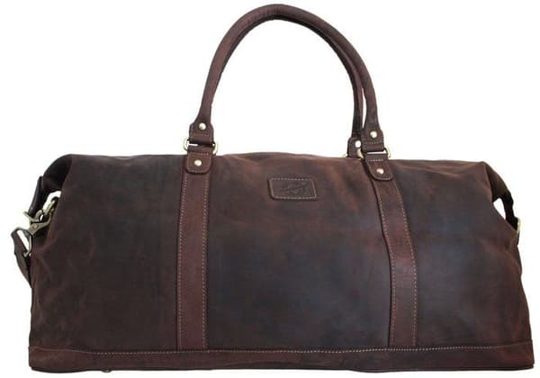 Shalimar resväska - 3231 - Vintage rymlig resväska i oljeläder Modell: Kilmore 65 x 23 x 29 cm