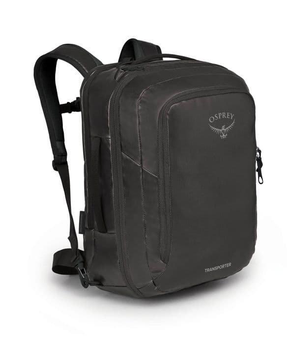 Åkpåse - Osprey - Transporter Global Carry-On Bag - Svart - 100% polyester - Vattentät