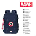 Miniatyrbild 2 av 5: Mercury Cabin Backpack Flygplan - Marvel Captain America Utrustning - Blå - 40x20x25cm