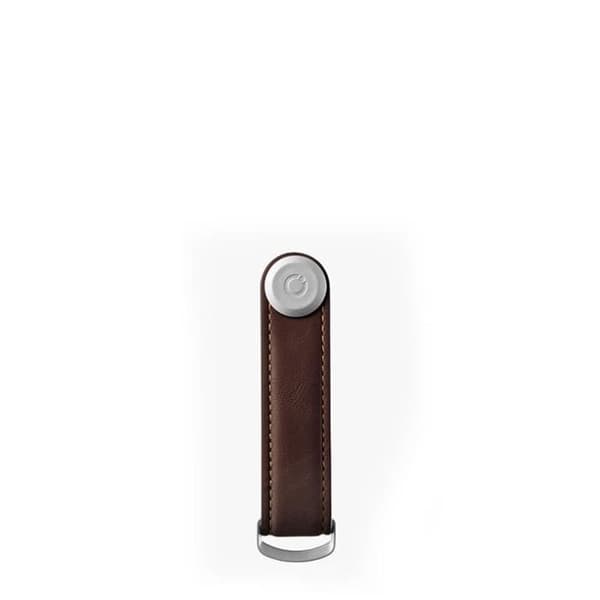 Orbitkey Espresso Brown Stitching 6 ESPRESSO Läder Key Organizer