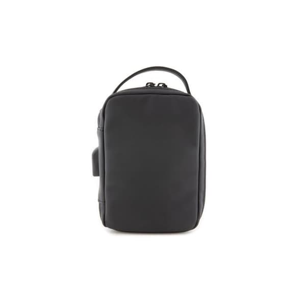 Sacoche för män - U.S Polo - Resväska med USB Modell Middle Stripe Svart