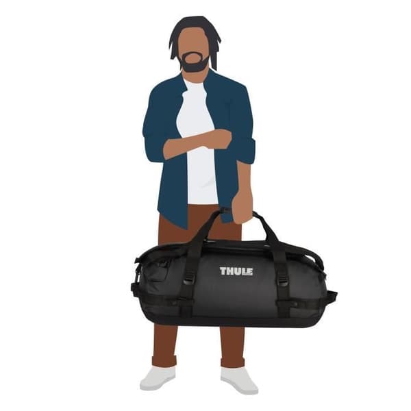 Resväska - THULE - Weekender 58 cm - Vattentät - Svart - För män - Kabin