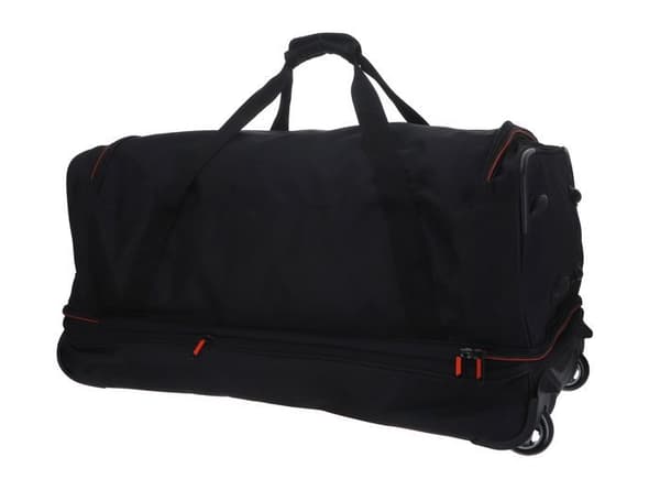 Åkpåse - Travelite - Basics Wheeled Duffle 70 - Svart - 100% polyester - Stort format