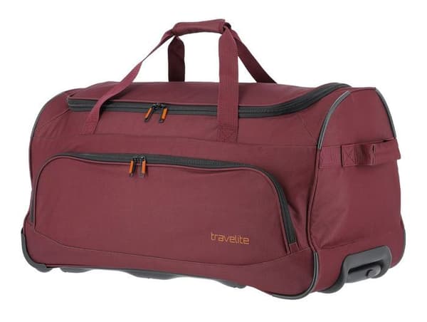 Resväska - travelite - Basics Fresh Rullande Duffle - Röd vin - 89 liter - 2,40 kg