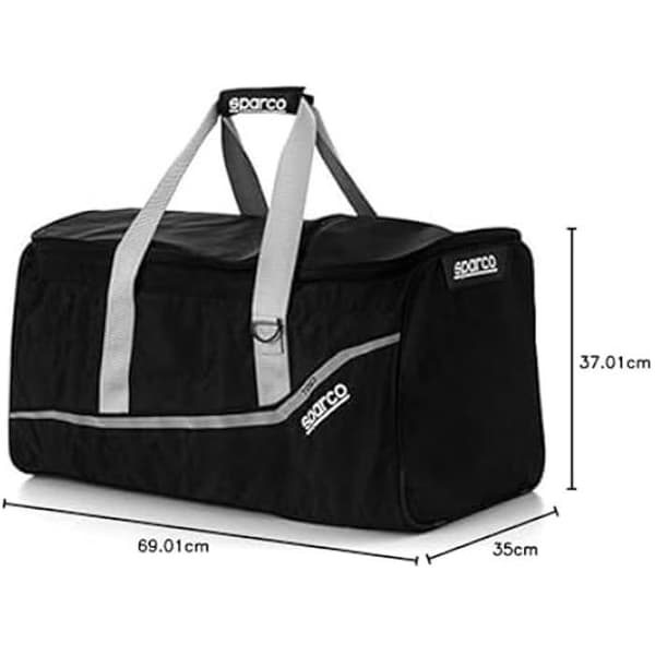 Resväska - SPARCO - Trip Kit Bag - 89 liter - Svart/Silver - Separata fack