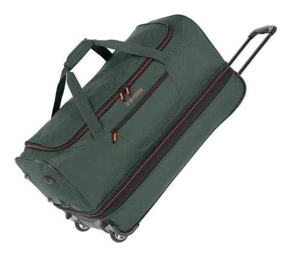 Resväska - travelite - Basics Rullväska M - Mörkgrön - 98L - 2 hjul