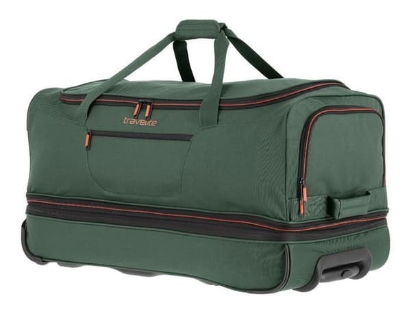 Resväska - travelite - Basics Rullväska M - Mörkgrön - 98L - 2 hjul