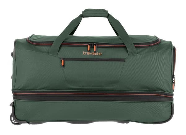 Resväska - travelite - Basics Rullväska M - Mörkgrön - 98L - 2 hjul