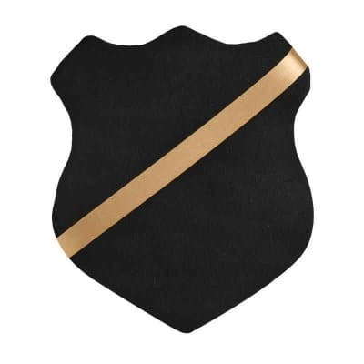 Märkessköld/märkestavla Svart - Robetoy