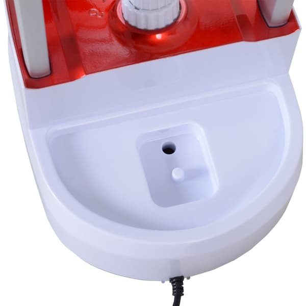 Rootz Vertical Steam Iron - Plagg Steamer - Klädpress - Snabb värme 1950W - 2L Tank - 38x27 cm Bräda - 47-119 cm Rod - Röd