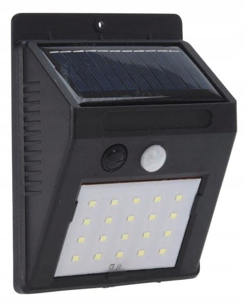Solcellsdriven LED-rörelsesensor för universalbruk framför huset