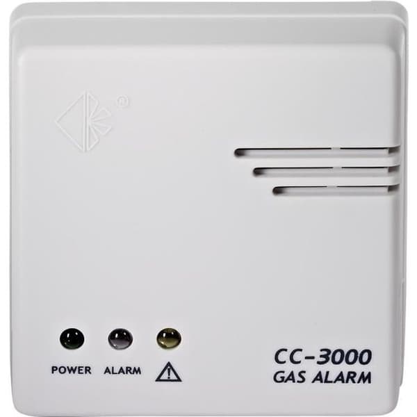 Gasdetektor - Haussicherheit sladdar - CC-3000 - Elektrisk - Rektangulär - Vit