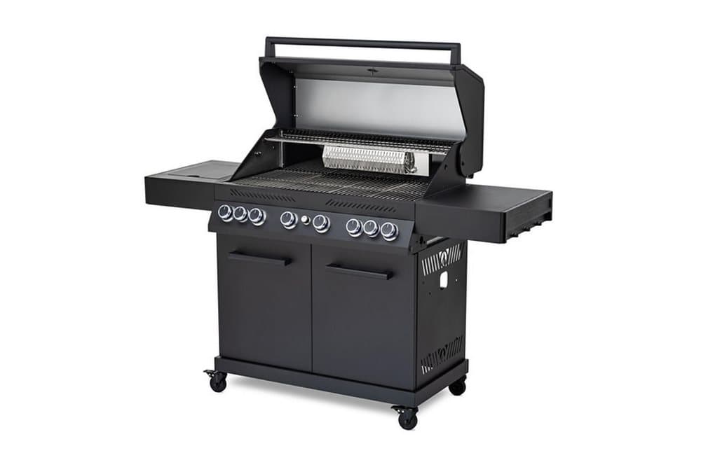 OUTTECH Black Steel S 6.3 Gasolgrill, Stål, ca. 166x 58x122