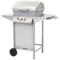 Miniatyrbild 3 av 10: vidaXL Gasolgrill med 2 grillzoner rostfritt stål silver