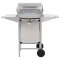 Miniatyrbild 5 av 10: vidaXL Gasolgrill med 2 grillzoner rostfritt stål silver