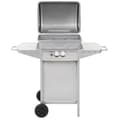 Miniatyrbild 8 av 10: vidaXL Gasolgrill med 2 grillzoner rostfritt stål silver