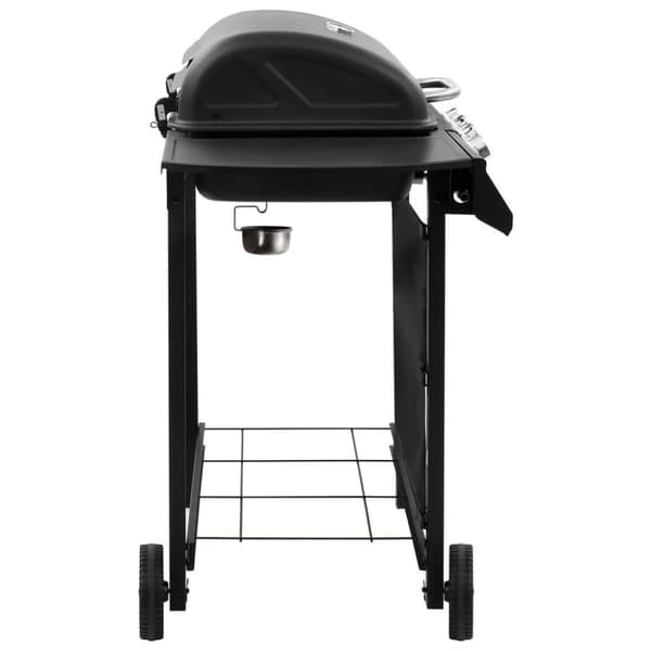 vidaXL Gassgrill med 4 brennere svart