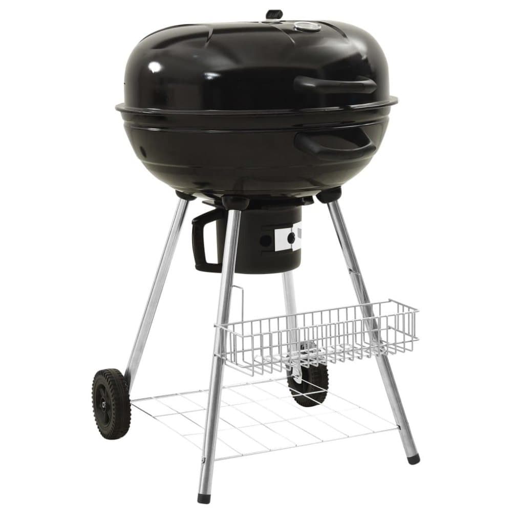 vidaXL Klotgrill 73x58x96 cm stål