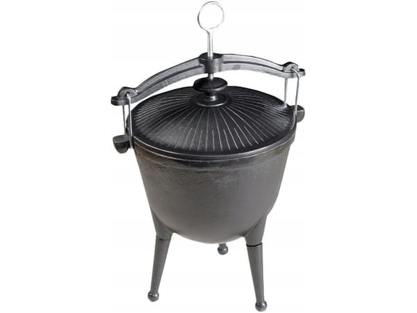 MASTER GRILL CAST IRON HUNTING CAULDRON MG629
