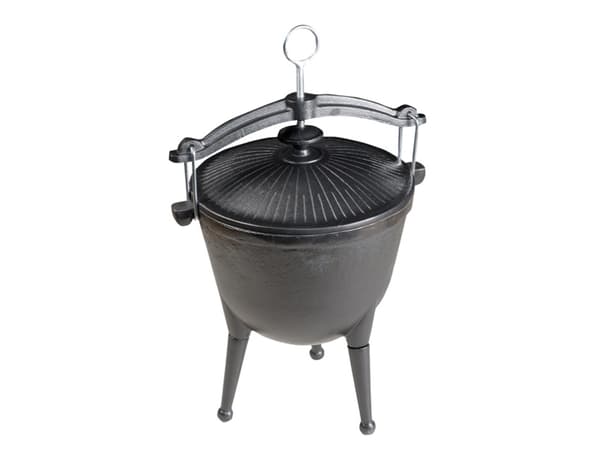 MASTER GRILL CAST IRON HUNTING CAULDRON MG629