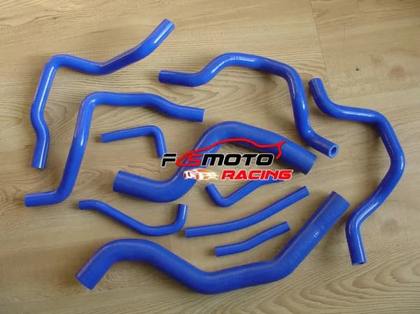 Silicone Radiator Slangesæt, Højtemperaturmodstand, Holdbar Konstruktion,BLÅ