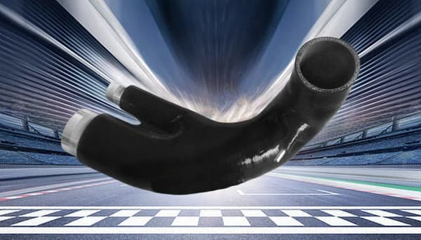 Silicone Turbo Insugningsslang, Högtemperaturbeständig, Högtryckskapacitet,svart