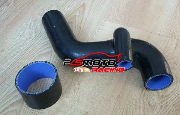Silicone Intercooler Turbo Imuletku -sarja, Korkean lämpötilan kestävyys, Joustavat paksuusvaihtoehdot,MUSTA