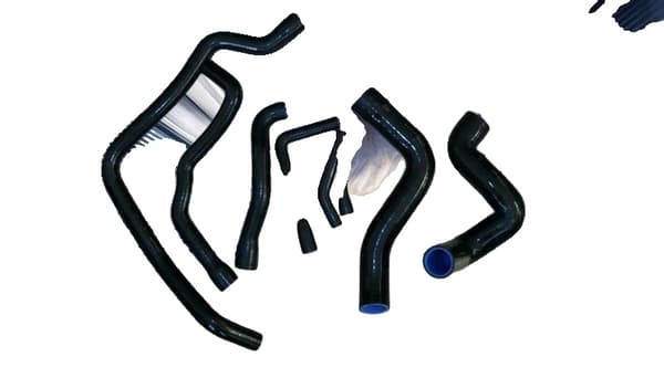 BMW E34 Silikon Slang Kit, Högtemperaturbeständig, Hållbart Silikonmaterial,svart
