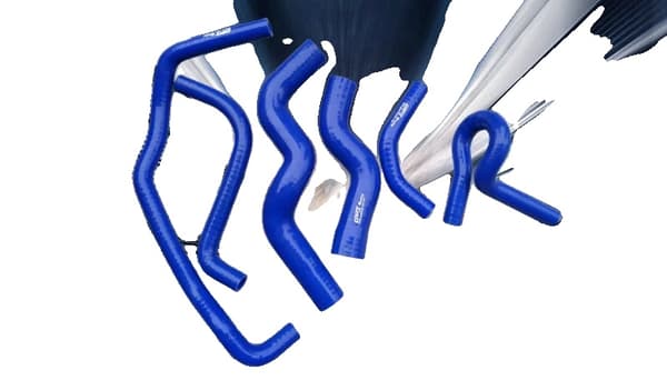 Siliconradiatorvärmare slang, hög temperaturbeständighet, robusta tryckklassningar,Blå