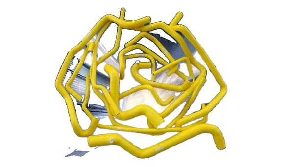 Silicone Vatten/Kylvätskeslang, Hög Temperaturbeständighet, Hållbar Tryckhantering,Gul