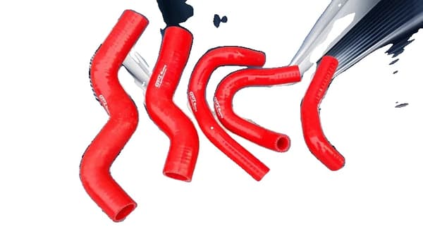 Silicone Radiator Varmeapparat Slange, Høj Brudtryk, Bred Temperaturinterval,Rød
