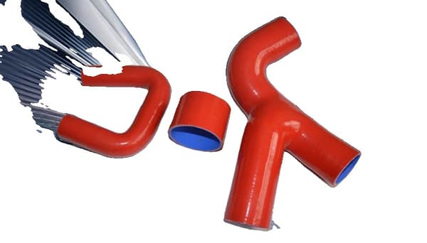 Silicone Intercooler Turbo Slang, Högtryckstålighet, Bred Temperaturområde,Röd