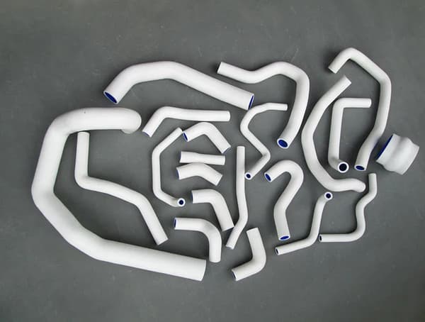 Siliconkyla Slang, 4,5 mm Tjocklek, Temperaturbeständig,vit