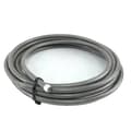 Miniatyrbillede 1 af 2: Motorcykel Flettet PVC Slange, PTFE Rustfrit Stål Konstruktion, Højtryk Modstand, Flere Længde Muligheder,5m, PTFE sølv