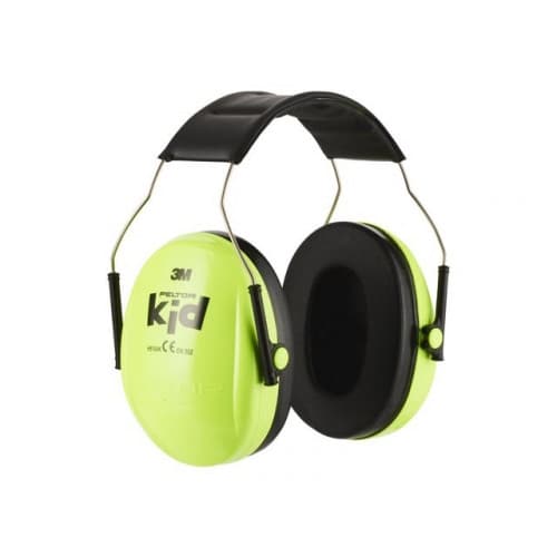 Hörselkåpa 3M PELTOR KID neongrön