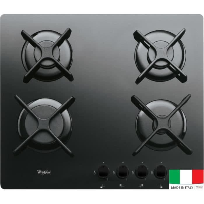 WHIRLPOOL AKT2000NB kaasuliesi - 4 takkaa - 7800W - L59 x D51 cm - karkaistu lasipinnoite - peili