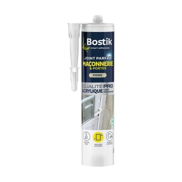 BOSTIK Perfekt fog för murverk och stentonsramar - 280 ml patron