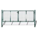 Miniatyrbillede 1 af 9: vidaXL havelåge 306 x 150 cm stål grøn