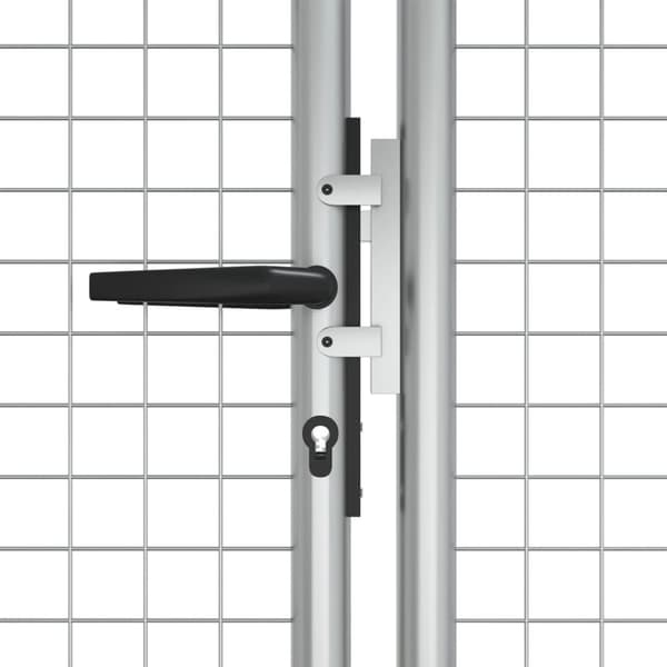vidaXL Hageport galvanisert stål 415x175 cm sølv