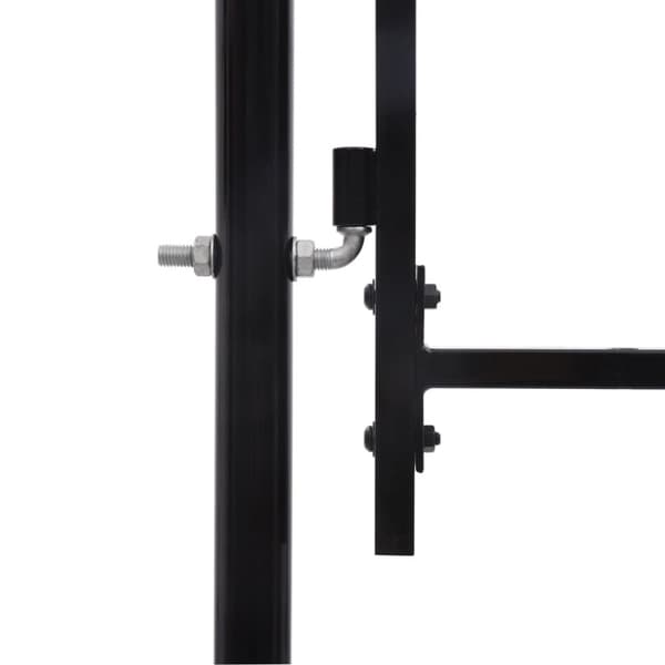 vidaXL dobbelt hegnslåge med spydtop 400 x 200 cm