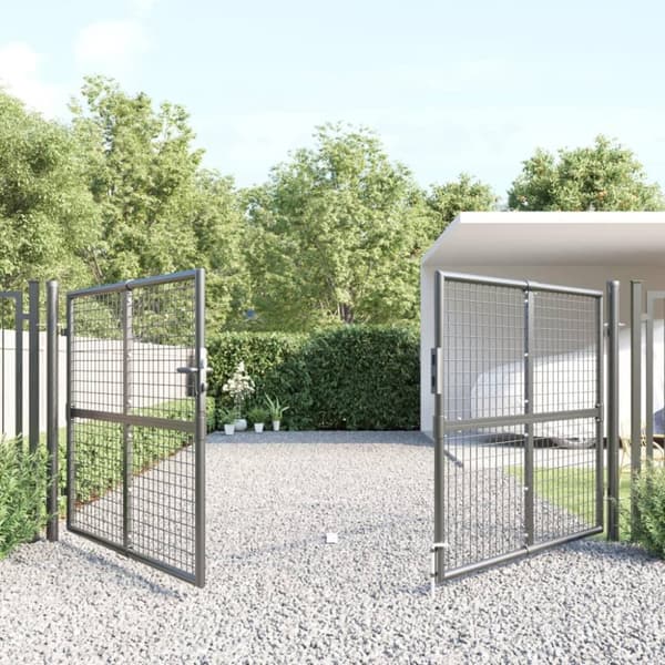 vidaXL Nätgrind antracit 300x175 cm galvaniserat stål