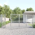Miniatyrbilde 3 av 7: vidaXL Nätgrind silver 350x175 cm galvaniserat stål