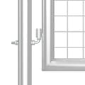 Miniatyrbilde 4 av 6: vidaXL Nätgrind silver 500x175 cm galvaniserat stål