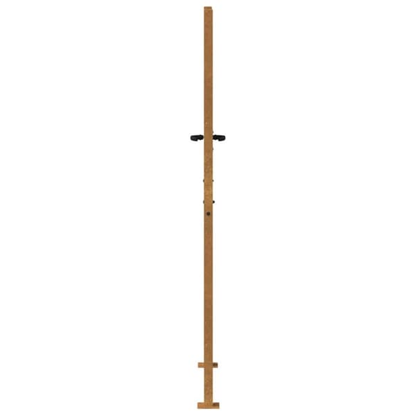 vidaXL Hageport 105x180 cm cortenstål gressdesign
