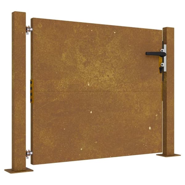 vidaXL Puutarhaportti 105x80 cm corten teräs