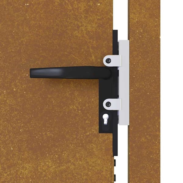 vidaXL Hageport 105x80 cm cortenstål